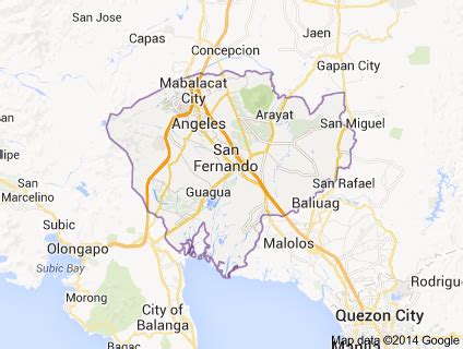 pampanga to lucena|Google Maps.